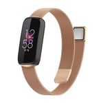 Milanese Loop Armband Fitbit Luxe Rose Guld