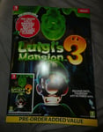 Nintendo Switch official promo Luigi Mansion 3 A2 poster Display shop new 