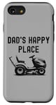 iPhone SE (2020) / 7 / 8 Dad's Happy Place Funny Lawnmower Father's Day Dad Jokes Case