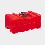 Scepter Portabel bränsletank Rectangular Portable Marine Tank, 34 liter, med tankmätare, 582 x 364 299 mm, högdensitetspolyeten (HDPE), röd