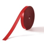 Magnettejp självhäftande (skrivbar) | 5mm x 2m | röd