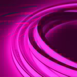 5m AnyCut Neon Flex 10x10 Lila/Pink LED strip - 8W/m, 12V, Ingen klippavstånd - Kulör : Lila