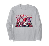 Gnomes Happy Valentine's Day Valentines Long Sleeve T-Shirt