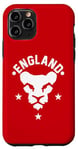 Coque pour iPhone 11 Pro Ballon de football Euro Lioness Stars d'Angleterre