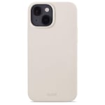Holdit iPhone 15 Silicone Case, Light Beige