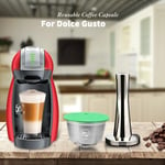 Reusable Coffee Capsule Pod Stainless For Nescafe Dolce Gusto Circolo & Mini  