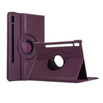 Housse violette pour Samsung Galaxy S7 Plus / S7 FE / S8 Plus 12.4 pouces (SM-T970/ T975/ T976) Wifi / 4G rotative - Etui violet coque de protection 360 degrés tablette S7+ / S7 FE / S8+ 12.4 pouces - accessoires pochette XEPTIO