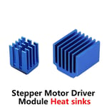 YIJIABINGRU 5pcs/lot 3D Printer Parts A4988 DRV8825 LV8729 TMC2100 TMC2208 Stepper Motor Driver Module Heat sinks Cooling Block Heatsink (Size : Small heat sink 5pcs)