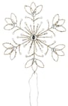 Clas Ohlson Julgransstjärna champagne 22 cm