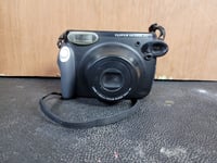 Fujifilm Instax 210 Film Camera Black - Polaroid Untested 