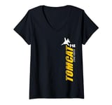 Womens F-14 Tomcat T-shirt V-Neck T-Shirt