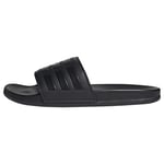adidas Unisex Adilette Comfort Slides Sneaker, Core Black/Core Black/Core Black, 14 UK