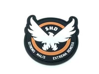 The Division SHD Extremis Malis Extrema Remedia Wings Airsoft Paintball PVC Morale Team Patch