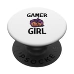 Jeu vidéo Gamer Girl pour filles et femmes PopSockets PopGrip Interchangeable