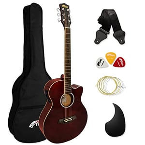 Ampli Guitare Portable 30W Fockety - Bluetooth 5.0, Réverbération, Distorsion - Pour Guitare électrique Et Acoustique