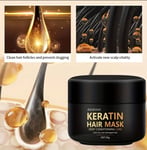 Keratin Hair Mask Professional Hair Anti-Frizz Rosemary,Mint,Almond Oil 50gr