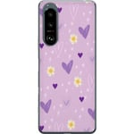 Sony Xperia 5 III Genomskinligt Skal Blommor