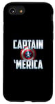 Coque pour iPhone SE (2020) / 7 / 8 Capitaine Super-Héros Amérique Film De Dessins Animés Drôles