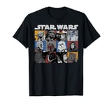 Star Wars Comic Style Character Boxes T-Shirt