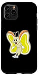Coque pour iPhone 11 Pro Papillon Jaune