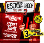 Escape Room: The Game - Vol. 3 | 3 Thrilling Escape Rooms in Your Own Home! | Board Games for Adults | For 3-5 Players | Ages 16+