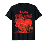 Horse Lover Valentine's Day - Equestrian Happy Valentine's T-Shirt
