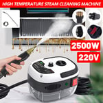 Portable Handheld Steam Cleaner High Pressurized Steam 6 Gears Cleaning 2500W