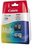 Canon 5225b006 Ink Cartridges Pack Of 2 Pg540 Cl541 Twin Pack