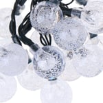 Solar Ball Light String Bubble Outdoor Led Decorative Multicolor One Size