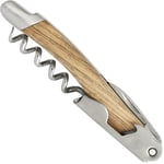 Haller 40247 Select Kellnerbest Couteau en bois de zèbre 19,9 cm Argent