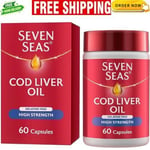 Seven Seas Omega-3 Fish Oil Plus Cod Liver Oil One-a-Day - 120 Capsules