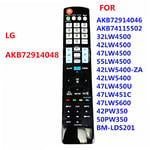 Télécommande pour LG TV 3D, AKB74115502 32LW4500 42LW4500 47LW450U 47LW5600 55LW4500, nouveau