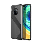 FOR TENG LIN TL For Huawei Mate 30 S-Shaped Soft TPU Protective Cover Case(Black) phone case (Color : Green)