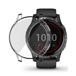 Garmin Venu 2 45 mm / Vivoactive 4 45 mm veske for smartklokke i TPU - Gjennomsiktig