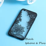 Lace Phone Case Cover Mandala Henna Paisley Black Iphone 6 Plus