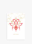 Art File Flower Splatter Diwali Card
