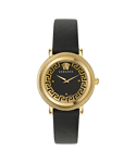Versace Greca Flourish WoMens Black Watch VE7F00323 Leather (archived) - One Size