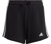 Essentials 3-stripes JR shorts  Barn BLACK/WHITE 152