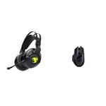 Roccat Elo 7.1 Air PC Wireless Gaming Headset, Surround Sound Headphones, Black & Razer Basilisk X Hyperspeed - Wireless Gaming Mouse, Black