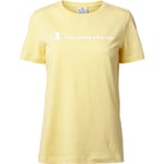 Champion Crewneck T-skjorte Dame - gul - str. 3XL