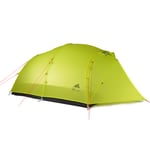Tents outdoor camping Ultralight 4 Person 3/4 Season waterproof large family tent fishing tent tents blackout tent camping tent pop up tent (Color : 15D 4 season green)