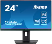 iiyama XUB2492QSU-B1 24" IPS Monitor, 2560 x 1440 QHD / WQHD, 100Hz, 0,5ms
