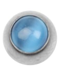 Cat Eye Blue - 6 mm Stålkula till 1,6 mm Stång