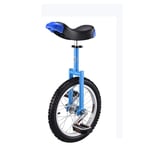 HYQW Child/Adult Coach Unicycle, Balance Bikes Wheelbarrow, Wheelbarrow Tires Anti-slip, Anti-wear, Pressure, Anti-drop, Anti-collision,Blue-20inchse