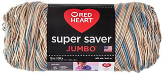 Coats - Fil Red Heart Super Saver fil Mirage, papier, multicolore, 3 pièces