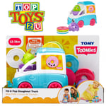 Tomy: Toomies - Fill and Pop Doughnut Truck with Hide and Squeak Egg
