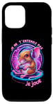 Coque pour iPhone 12/12 Pro rat souris jeux vidéo console Je ne T'entends pas Je Joue