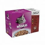 Whiskas Pouch In Jelly Meat Selection 12 Pack - 100g - 573556