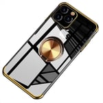Smidigt Skal med Ringhållare - iPhone 13 Pro Max Guld