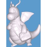 MakeIT Size: Xl, High Poly "dragonite" Pokémon Collection, Collect All Vit Xl